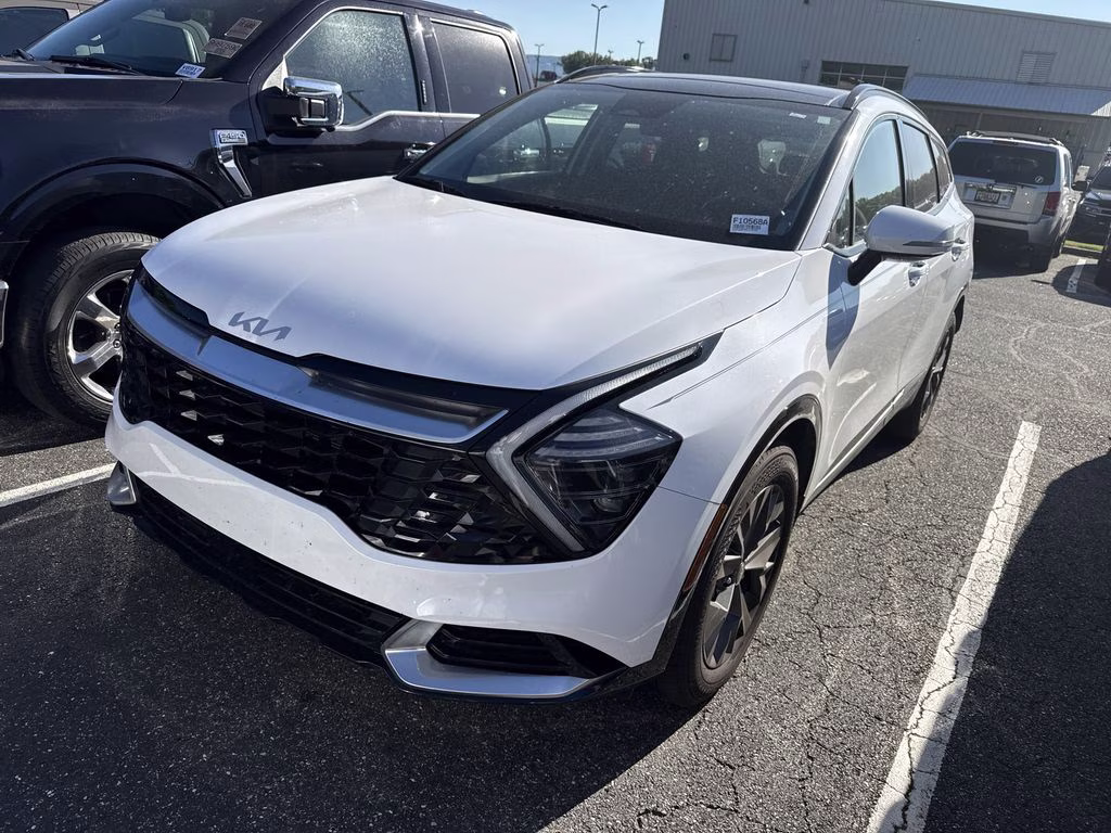 2024 Glacial White Pearl Kia Sportage SX FWD SUV