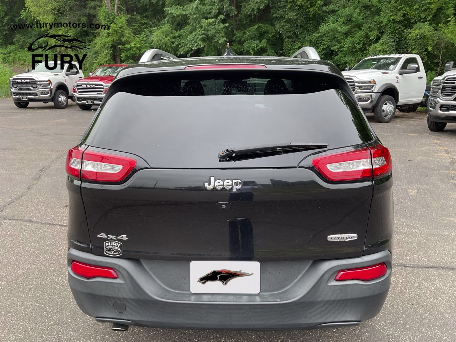2015 Brilliant Black Crystal Pearlcoat Jeep Cherokee Latitude 4X4 SUV