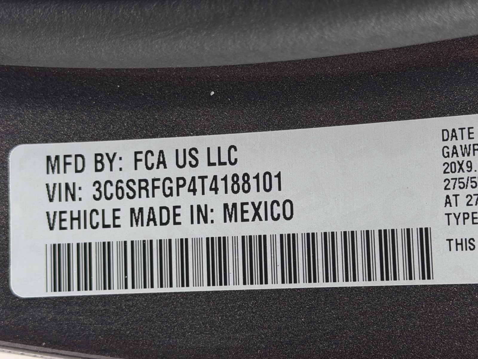 2026 Diamond Black Crystal Pearlcoat Ram 1500 Express 4X4 Truck