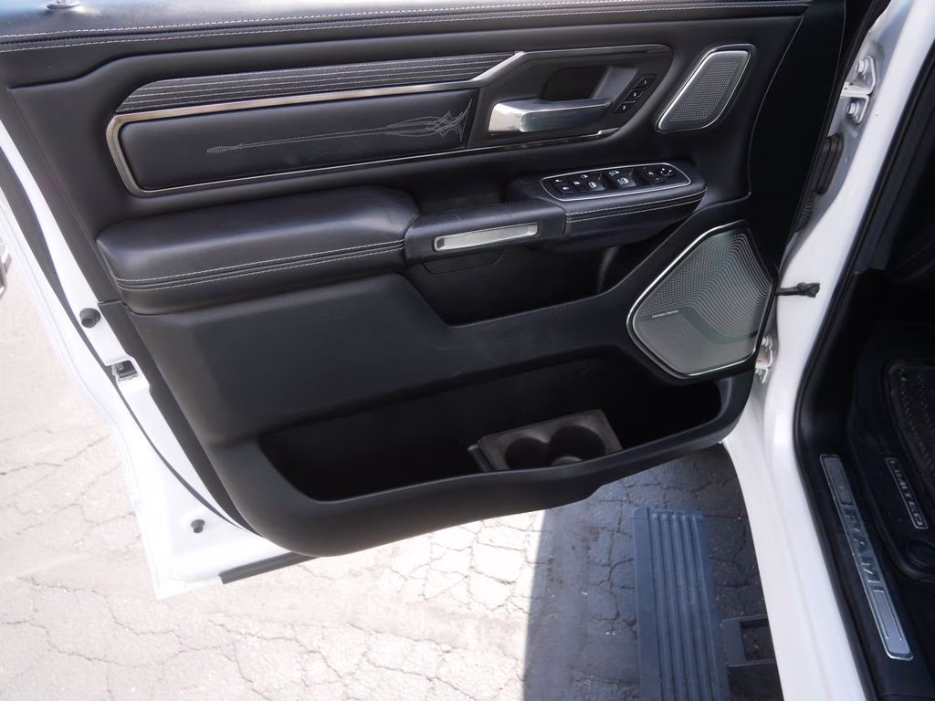2020 Ivory White Tri-Coat Pearlcoat Ram 1500 Limited 4X4 Truck