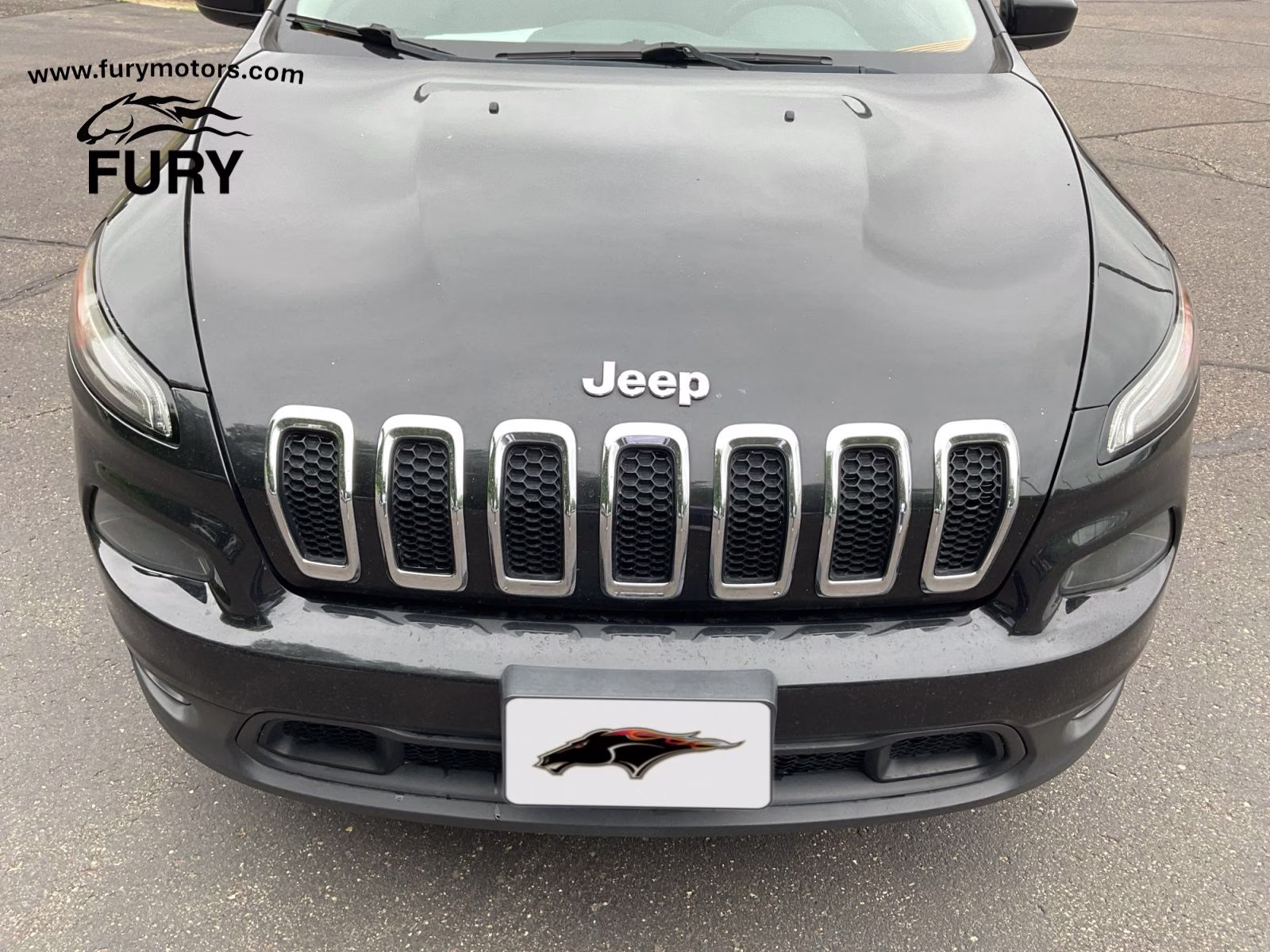 2015 Brilliant Black Crystal Pearlcoat Jeep Cherokee Latitude 4X4 SUV