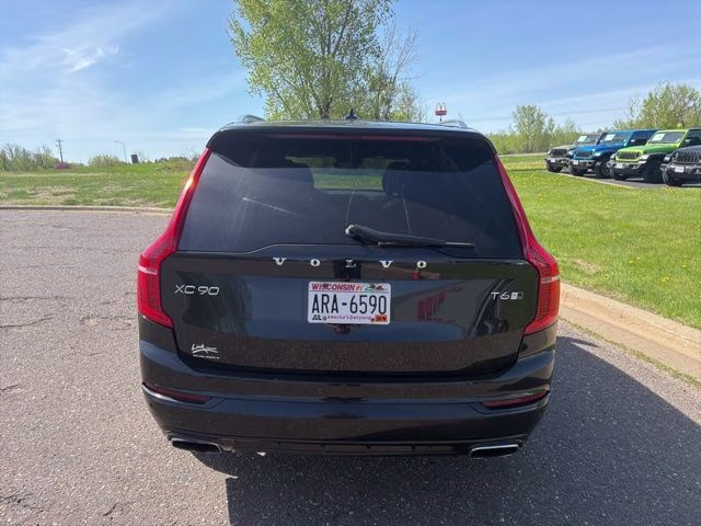 2016 Black Volvo XC90 T6 R-Design AWD SUV