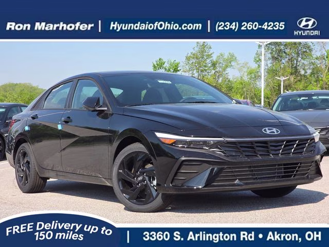 2026 Abyss Black Hyundai Elantra SEL Sport FWD Sedan