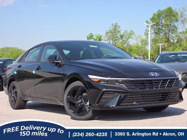 2026 Abyss Black Hyundai Elantra SEL Sport FWD Sedan