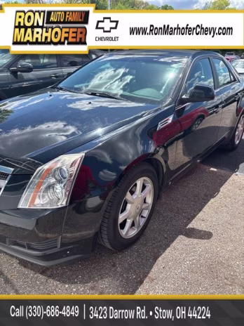 2009 Black Raven Cadillac CTS Base AWD Sedan