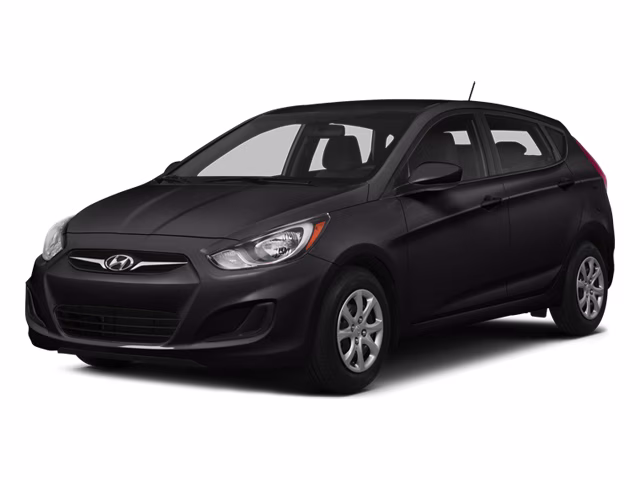 2014 Ultra Black Pearl Hyundai Accent GS FWD Hatchback
