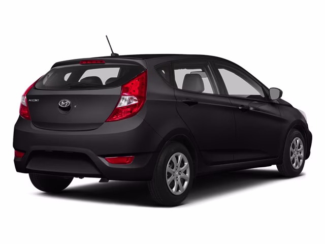 2014 Ultra Black Pearl Hyundai Accent GS FWD Hatchback