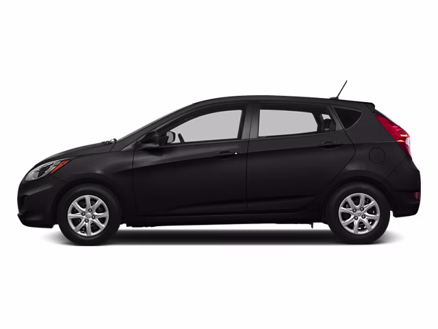 2014 Ultra Black Pearl Hyundai Accent GS FWD Hatchback