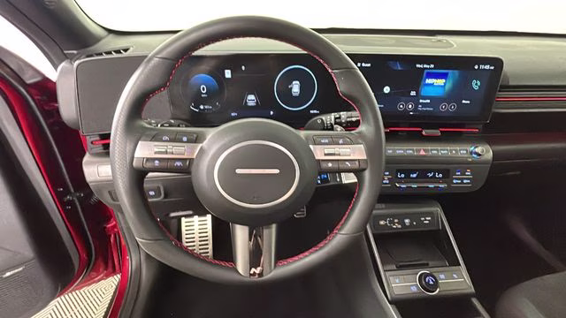 2025 Ultimate Red Metallic Hyundai Kona N Line AWD SUV