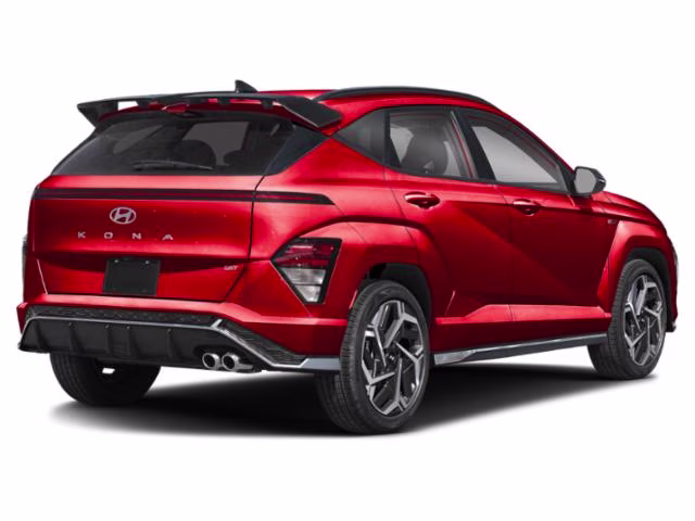 2025 Ultimate Red Metallic Hyundai Kona N Line AWD SUV