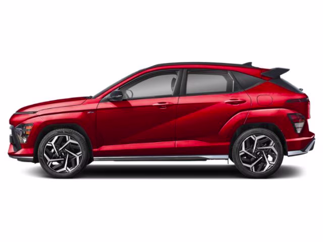 2025 Ultimate Red Metallic Hyundai Kona N Line AWD SUV