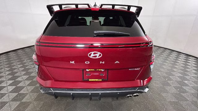2025 Ultimate Red Metallic Hyundai Kona N Line AWD SUV