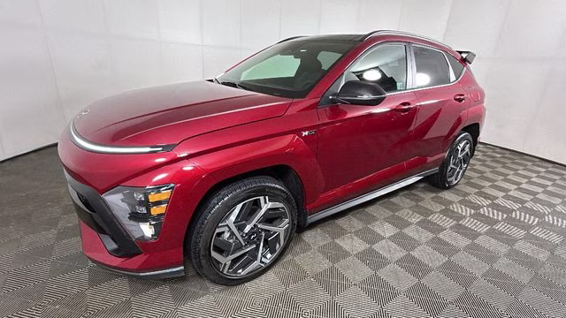 2025 Ultimate Red Metallic Hyundai Kona N Line AWD SUV