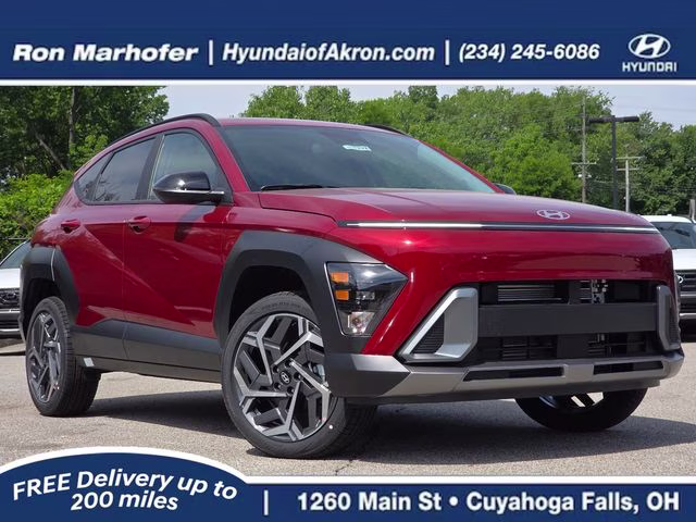 2026 Ultimate Red Metallic Hyundai Kona SEL Premium AWD SUV