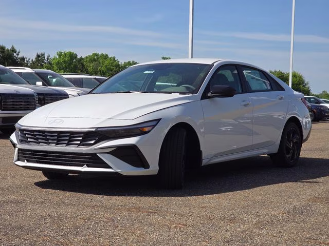 2026 Serenity White Pearl Hyundai Elantra SEL Sport FWD Sedan
