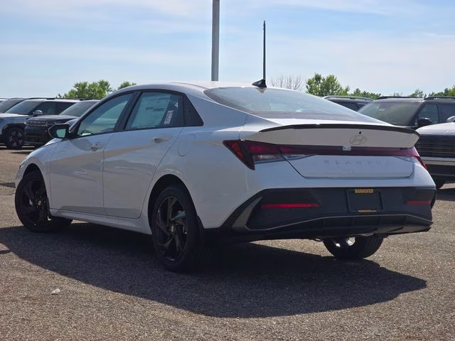 2026 Serenity White Pearl Hyundai Elantra SEL Sport FWD Sedan