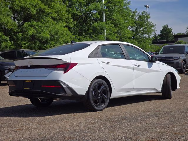 2026 Serenity White Pearl Hyundai Elantra SEL Sport FWD Sedan