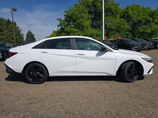 2026 Serenity White Pearl Hyundai Elantra SEL Sport FWD Sedan