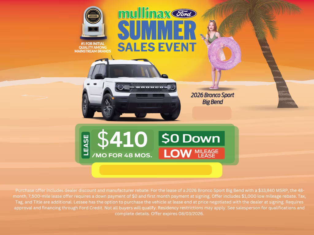 2026 Oxford White Ford Bronco Sport Big Bend 4X4 SUV