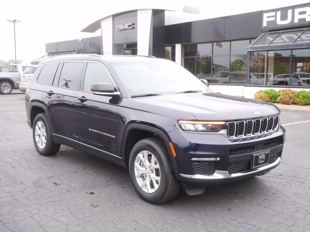 2024 Midnight Sky Jeep Grand Cherokee L Limited w/ Trailer Tow & Alpine Audio 4X4 SUV