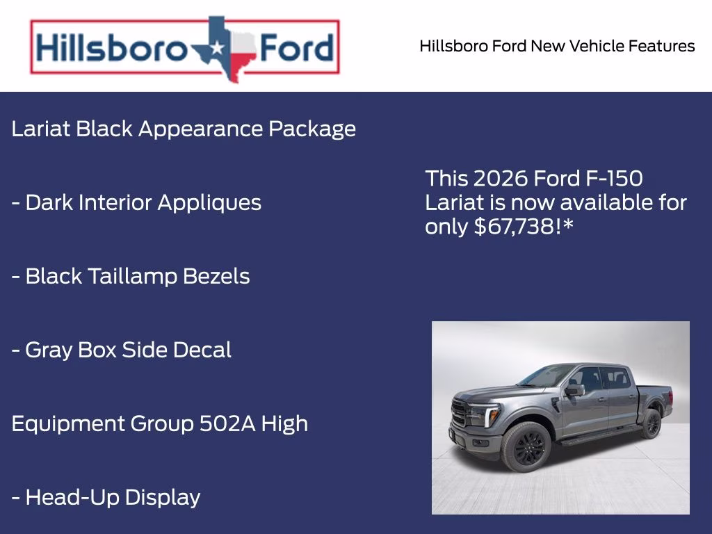 2026 Carbonized Gray Metallic Ford F-150 Lariat 4X4 Truck