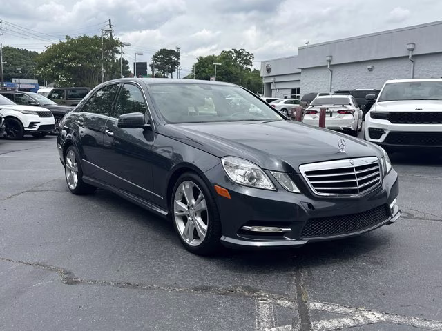 2013 Steel Gray Mercedes-Benz E-Class E350 Sedan RWD Sedan