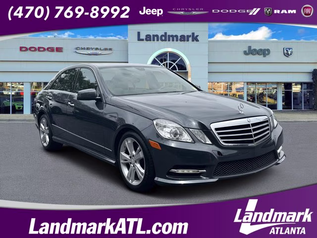 2013 Steel Gray Mercedes-Benz E-Class E350 Sedan RWD Sedan