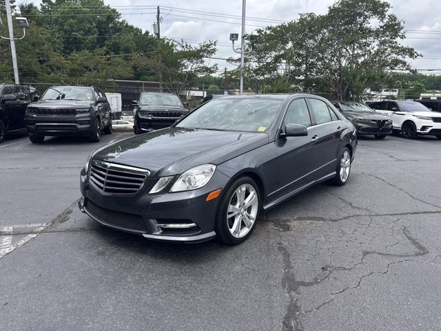 2013 Steel Gray Mercedes-Benz E-Class E350 Sedan RWD Sedan