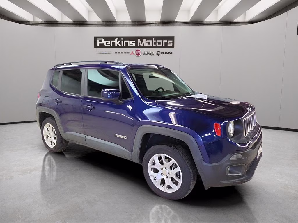2017 Jetset Blue Jeep Renegade Latitude 4X4 SUV