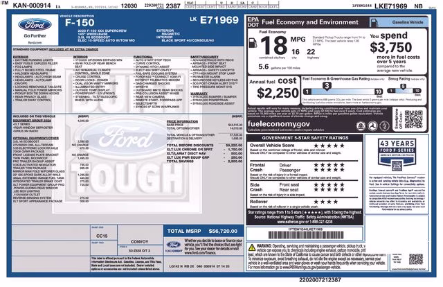 2020 Magnetic Ford F-150 XLT 4X4 Truck