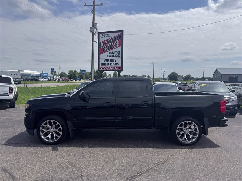 2017 Black Chevrolet Silverado 1500 LT Z71 4X4 Truck