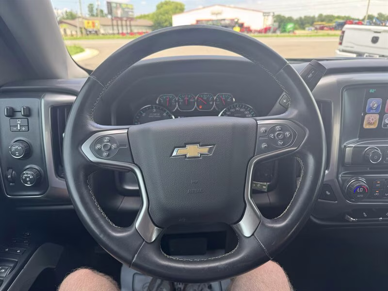 2017 Black Chevrolet Silverado 1500 LT Z71 4X4 Truck