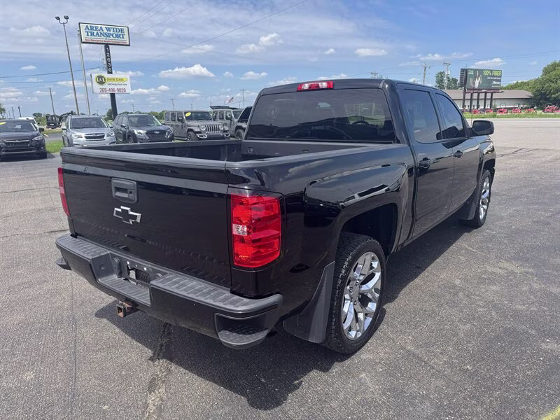 2017 Black Chevrolet Silverado 1500 LT Z71 4X4 Truck
