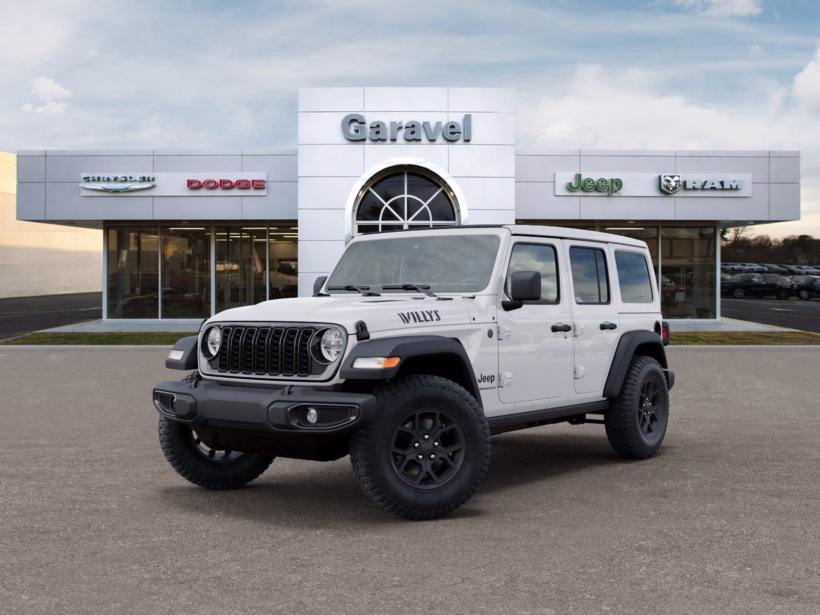 2026 Bright White Clearcoat Jeep Wrangler Willys 4X4 SUV