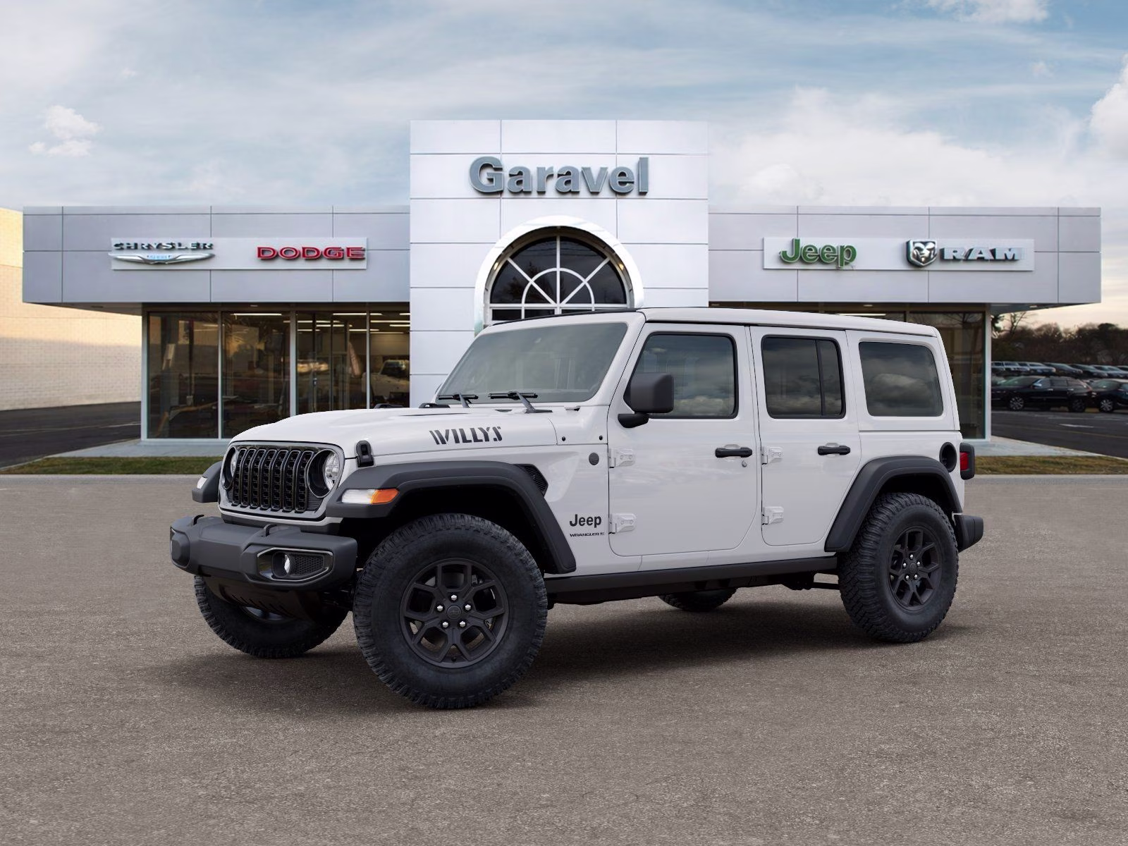 2026 Bright White Clearcoat Jeep Wrangler Willys 4X4 SUV