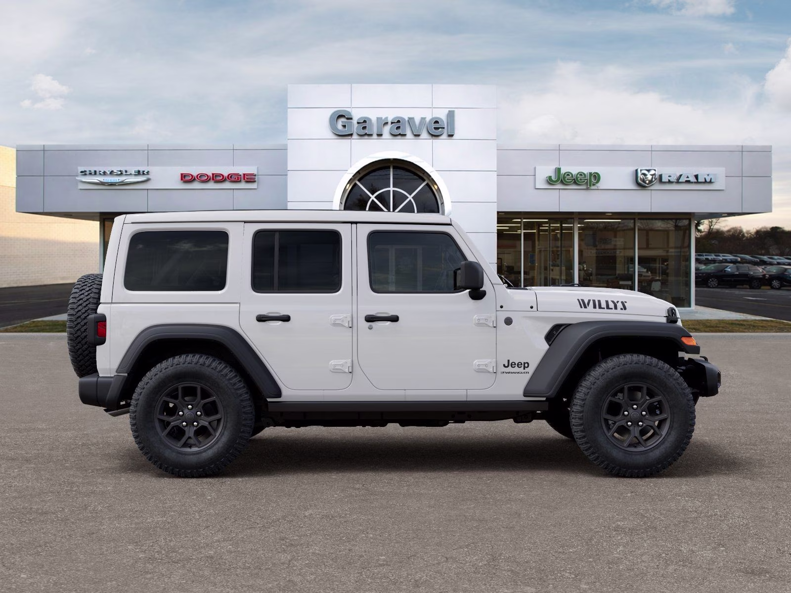 2026 Bright White Clearcoat Jeep Wrangler Willys 4X4 SUV