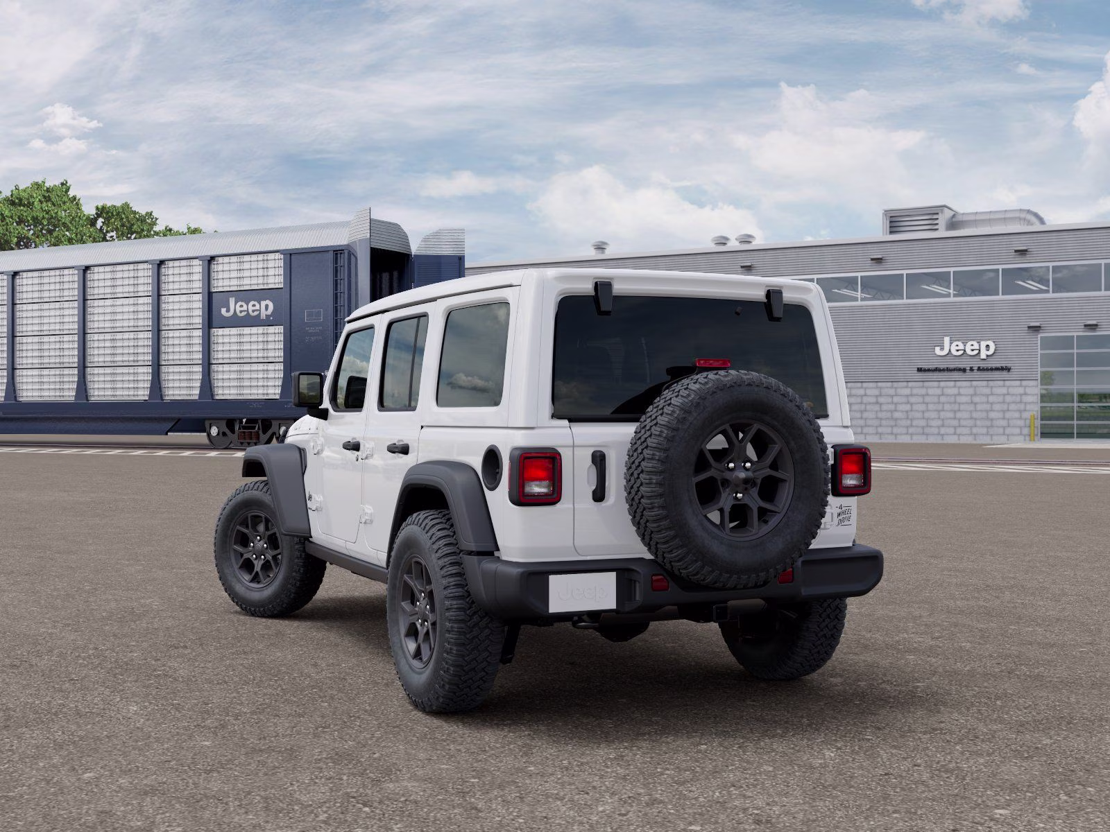 2026 Bright White Clearcoat Jeep Wrangler Willys 4X4 SUV