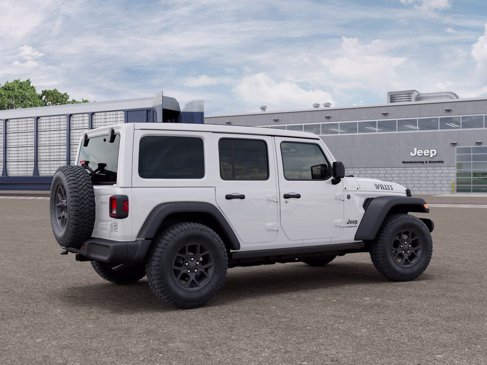 2026 Bright White Clearcoat Jeep Wrangler Willys 4X4 SUV