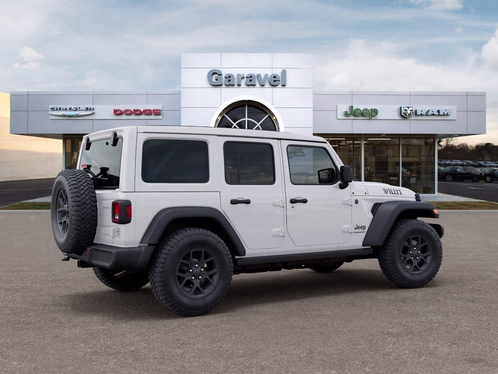 2026 Bright White Clearcoat Jeep Wrangler Willys 4X4 SUV