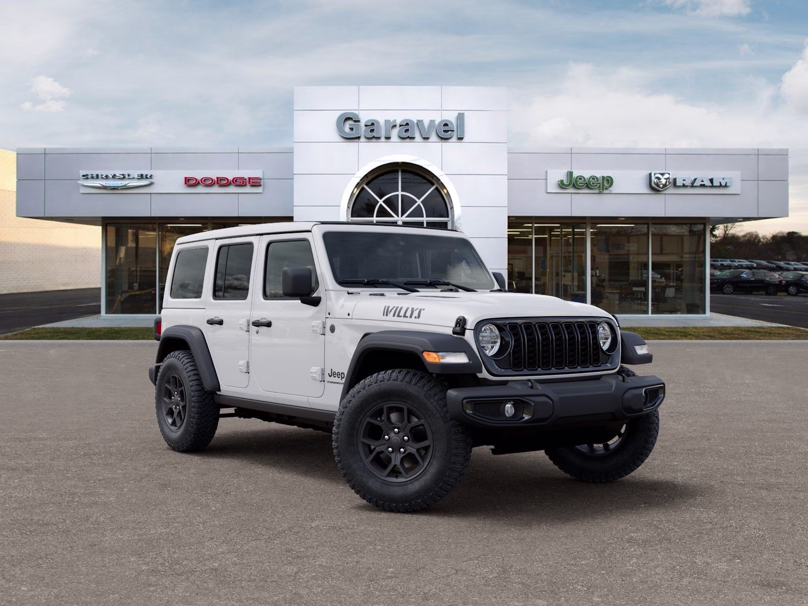 2026 Bright White Clearcoat Jeep Wrangler Willys 4X4 SUV