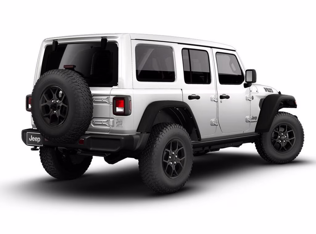 2026 Bright White Clear Coat Jeep Wrangler Wrangler 4-door Willys 4X4 4-door