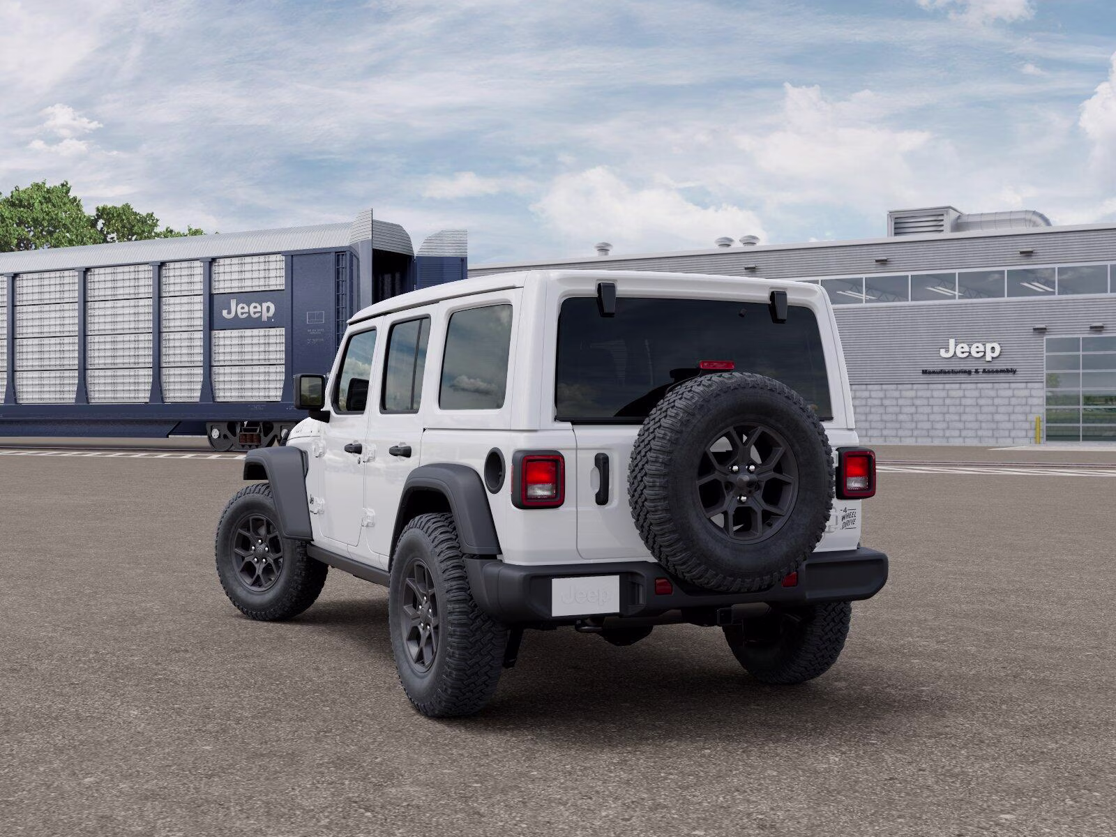 2026 Bright White Clear Coat Jeep Wrangler Wrangler 4-door Willys 4X4 4-door