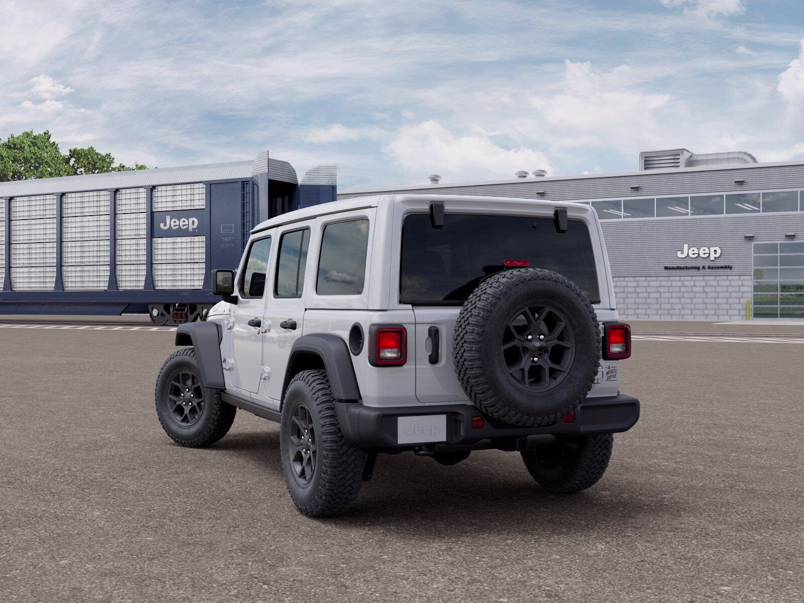 2026 Bright White Clear Coat Jeep Wrangler Wrangler 4-door Willys 4X4 4-door