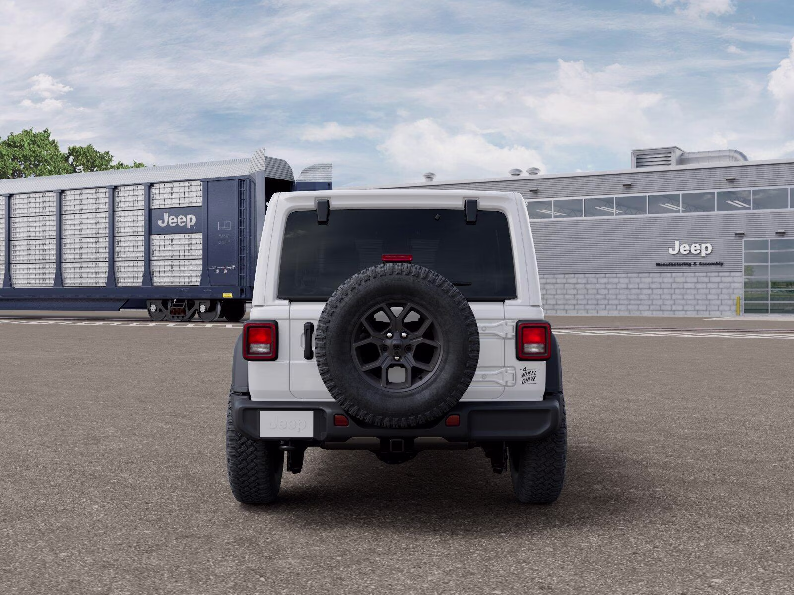 2026 Bright White Clear Coat Jeep Wrangler Wrangler 4-door Willys 4X4 4-door