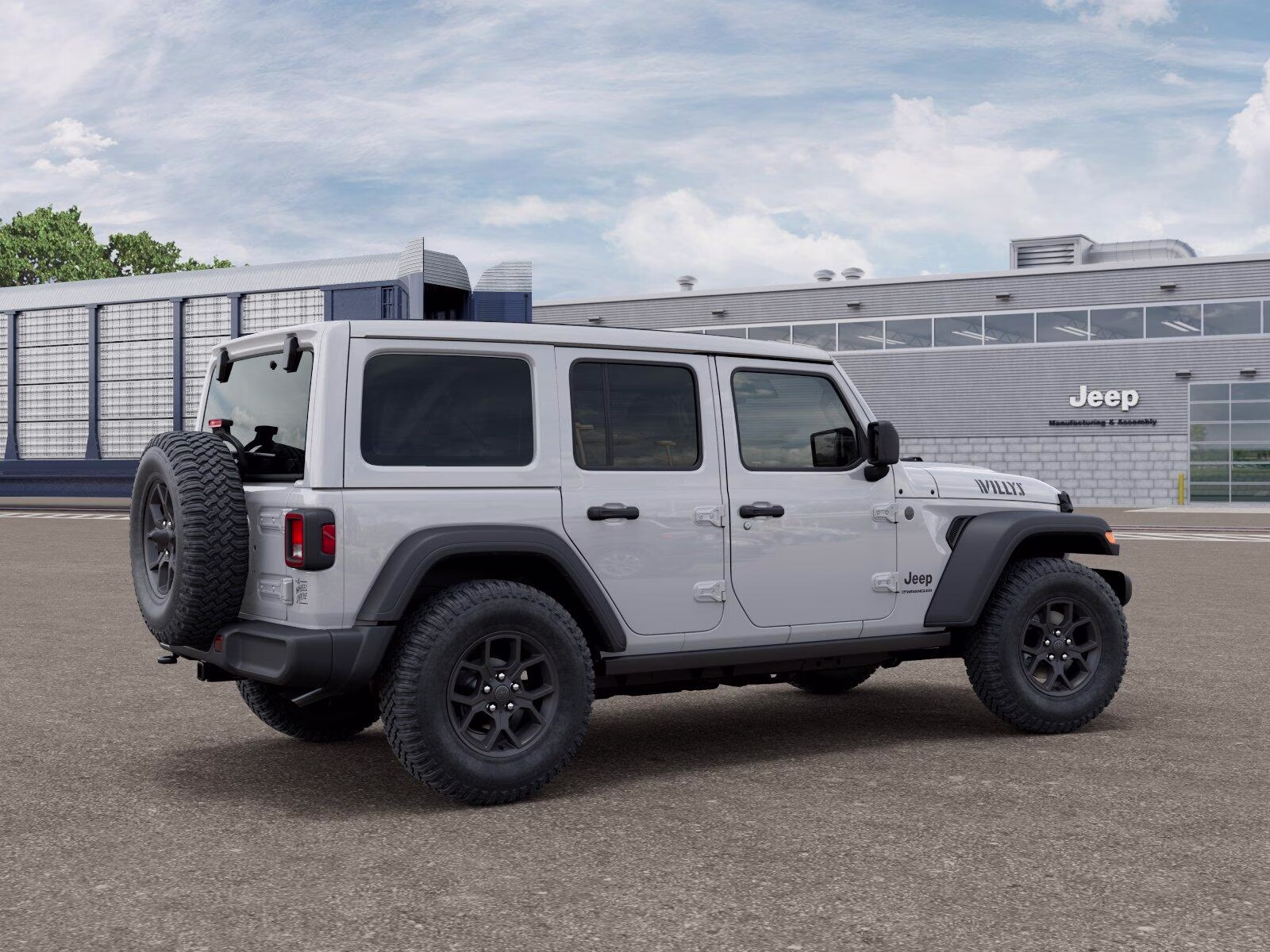 2026 Bright White Clear Coat Jeep Wrangler Wrangler 4-door Willys 4X4 4-door