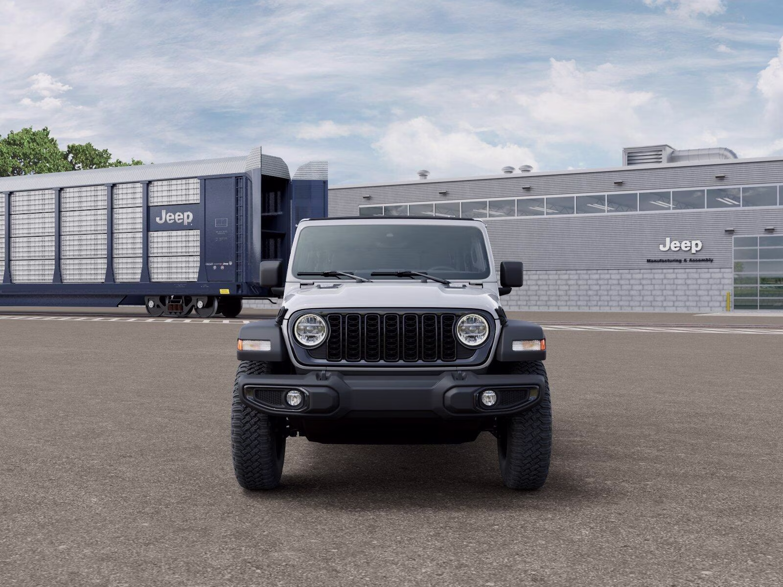 2026 Bright White Clear Coat Jeep Wrangler Wrangler 4-door Willys 4X4 4-door