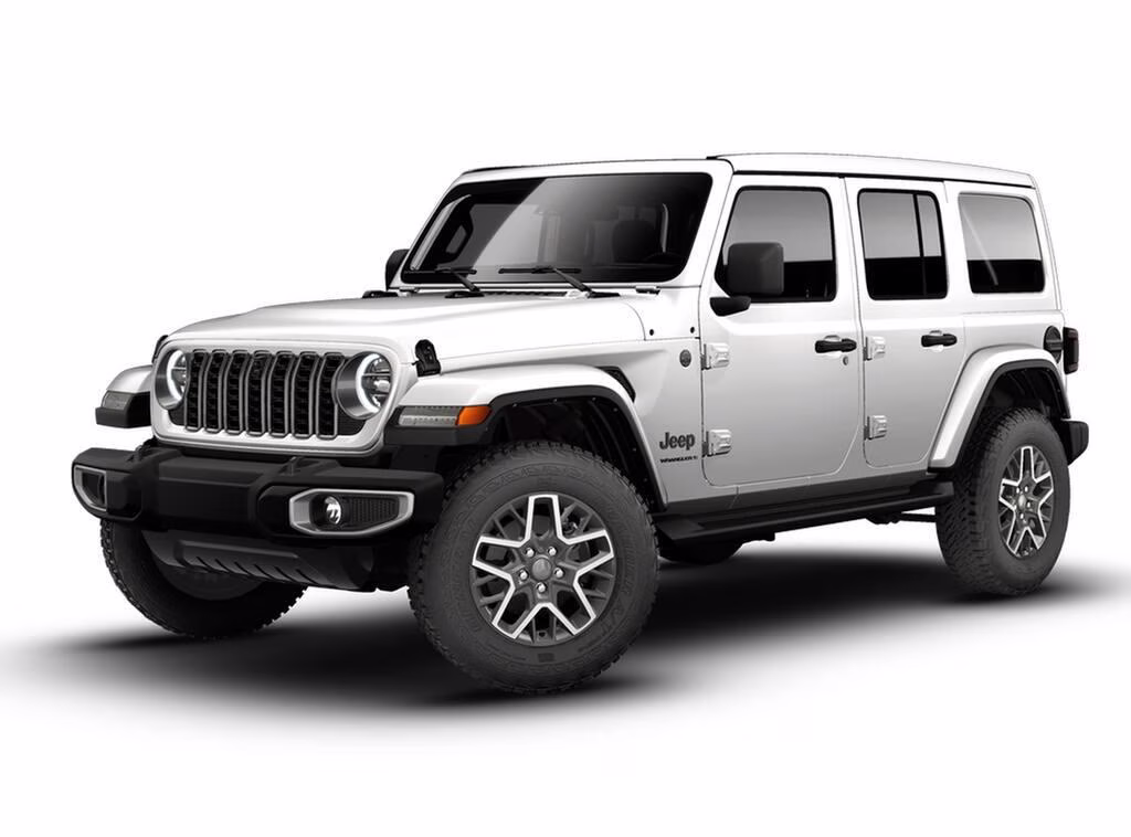 2026 Bright White Clear Coat Jeep Wrangler Wrangler 4-door Sahara 4X4 4-door