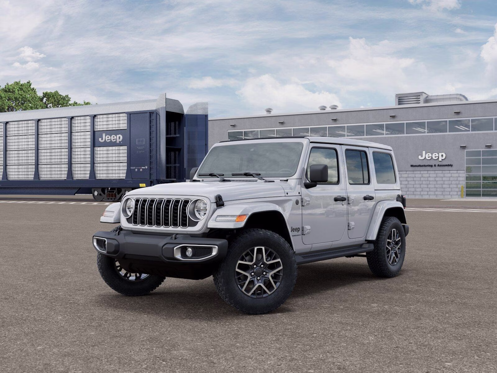 2026 Bright White Clear Coat Jeep Wrangler Wrangler 4-door Sahara 4X4 4-door