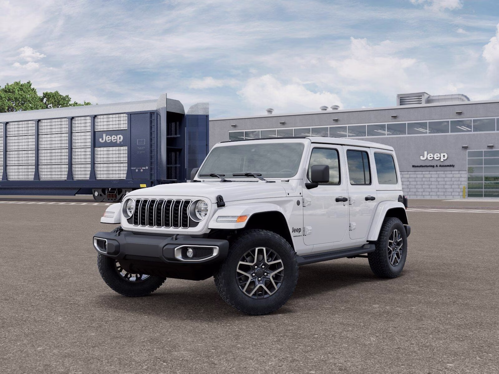 2026 Bright White Clear Coat Jeep Wrangler Wrangler 4-door Sahara 4X4 4-door