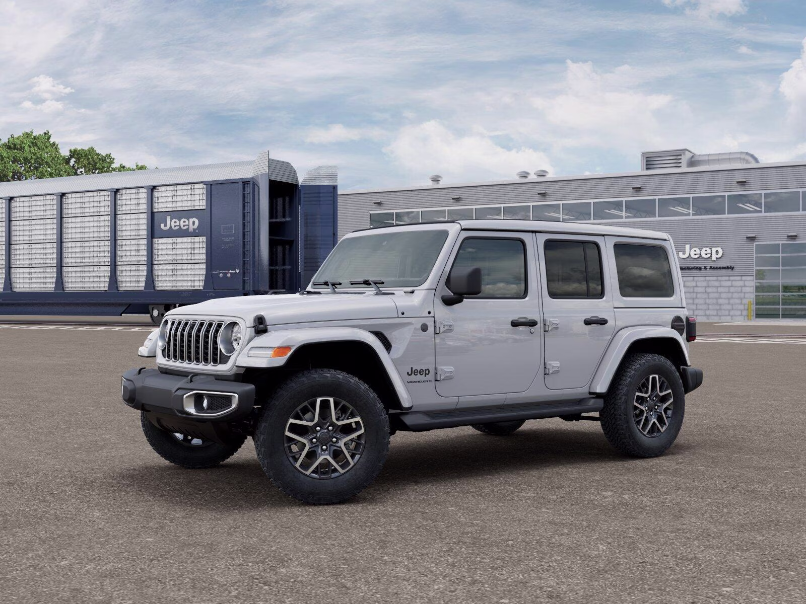 2026 Bright White Clear Coat Jeep Wrangler Wrangler 4-door Sahara 4X4 4-door